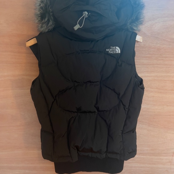 The North Face PRODIGY Women's (XS) Black 600 Fill Goose Down Hood Fur Skiing - Picture 9 of 9